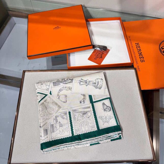 HERMES 25S SCARF 90 IN SILK 706581