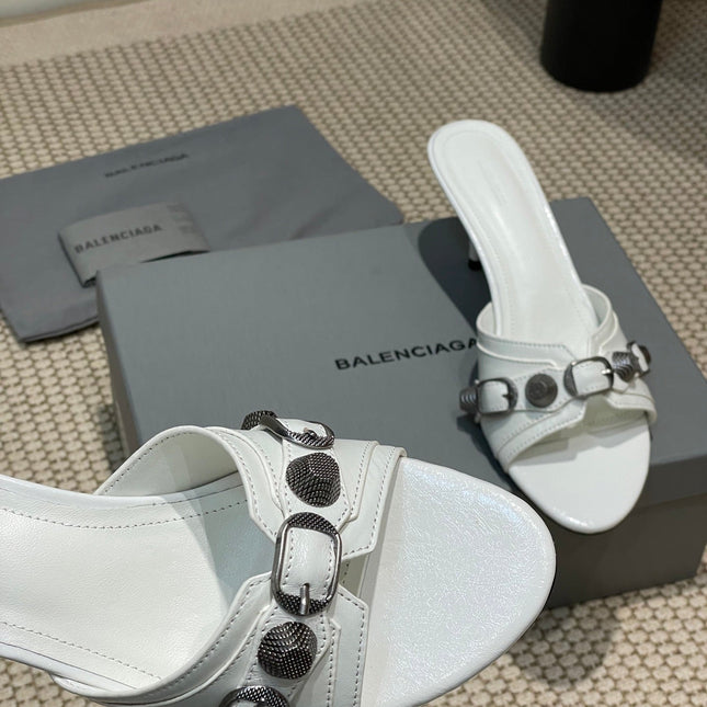 CAGOLE HIGH MULES IN WHITE OIL-WAX SHEEPSKIN