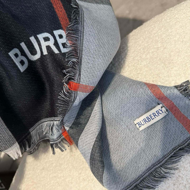 BBR SCARF 220 CM IN WOOL MIX SILK 490014