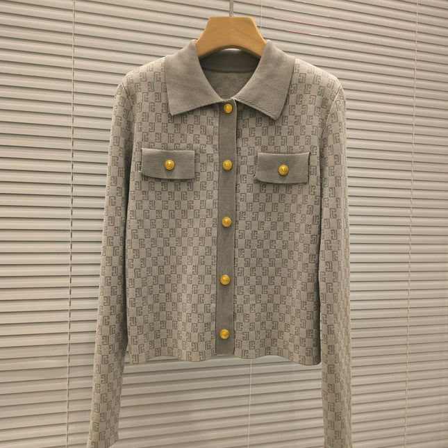 BALMAIN TOP AND STRAIGHT-LEG PANTS SET 24310 STYLE 1