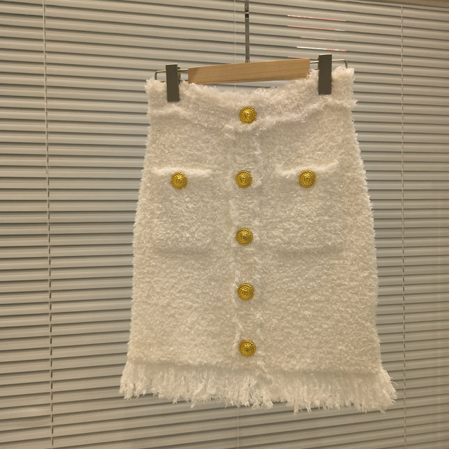 BALMAIN TOP AND SKIRT SET 24316/24317 STYLE 2