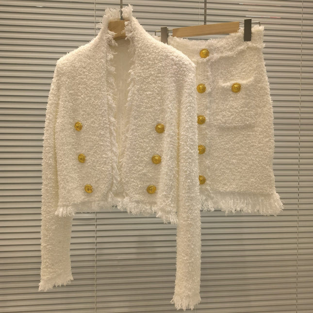 BALMAIN TOP AND SKIRT SET 24316/24317 STYLE 2