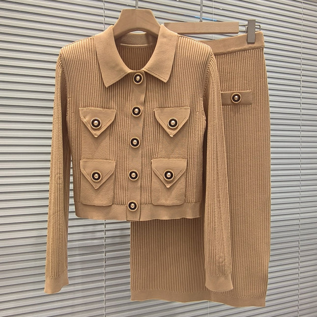 BALMAIN TOP AND SKIRT SET 25006/25007 STYLE 2