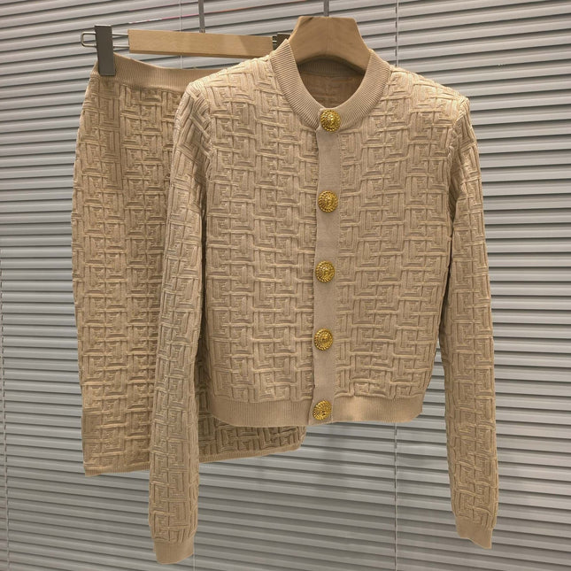 BALMAIN TOP AND SKIRT SET 25009/25010 STYLE 4