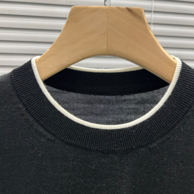 BALMAIN SHORT-SLEEVE KNIT TOP 25203