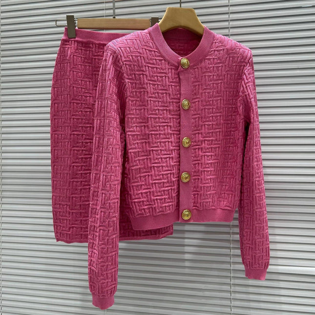 BALMAIN TOP AND SKIRT SET 25009/25010 STYLE 1