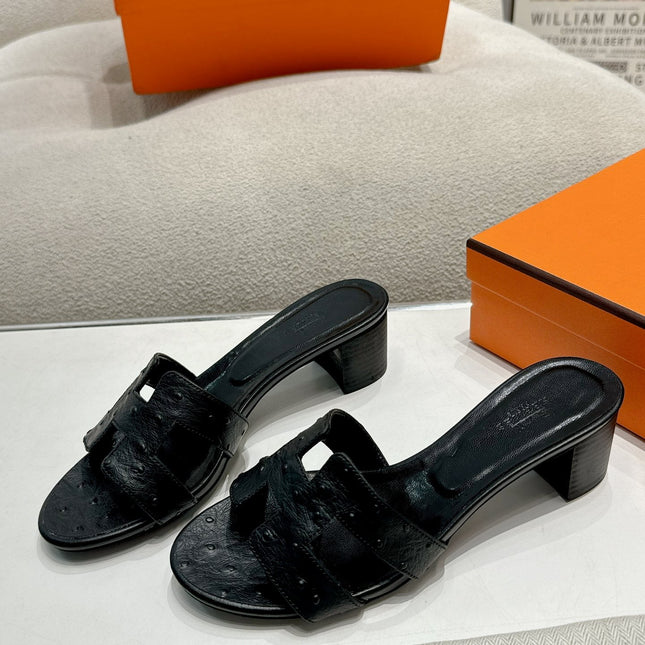 0ASIS SANDAL BLACK CALFSKIN SPECIAL