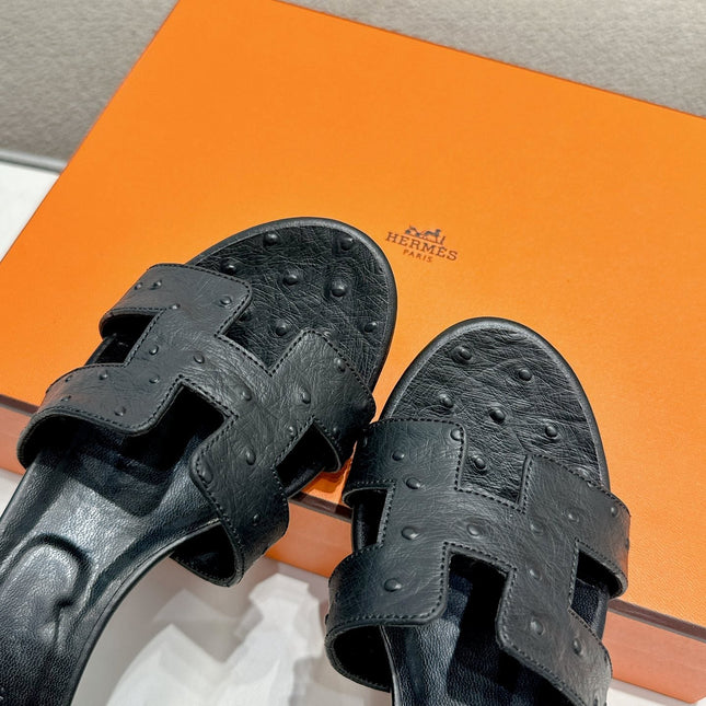 0ASIS SANDAL BLACK CALFSKIN SPECIAL