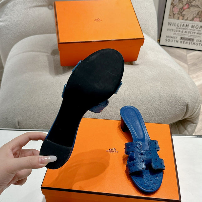 0ASIS SANDAL NAVY CALFSKIN SPECIAL