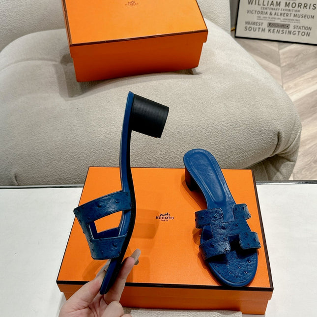 0ASIS SANDAL NAVY CALFSKIN SPECIAL