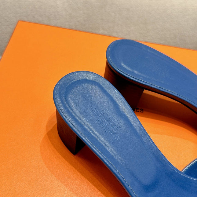 0ASIS SANDAL NAVY CALFSKIN SPECIAL