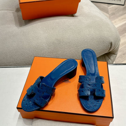0ASIS SANDAL NAVY CALFSKIN SPECIAL