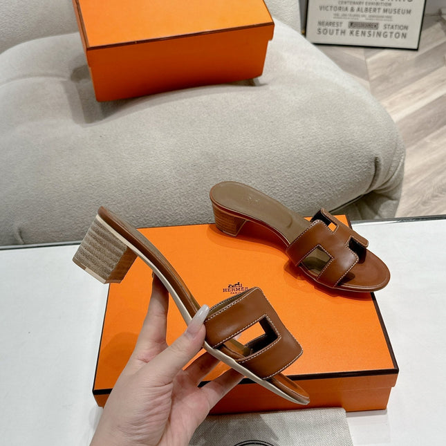 0ASIS SANDAL SEPIA CALFSKIN CLASSIC