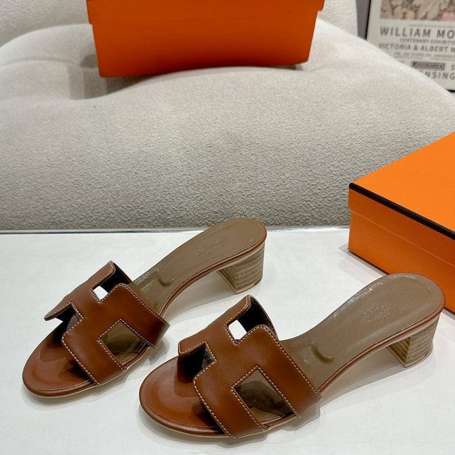 0ASIS SANDAL SEPIA CALFSKIN CLASSIC