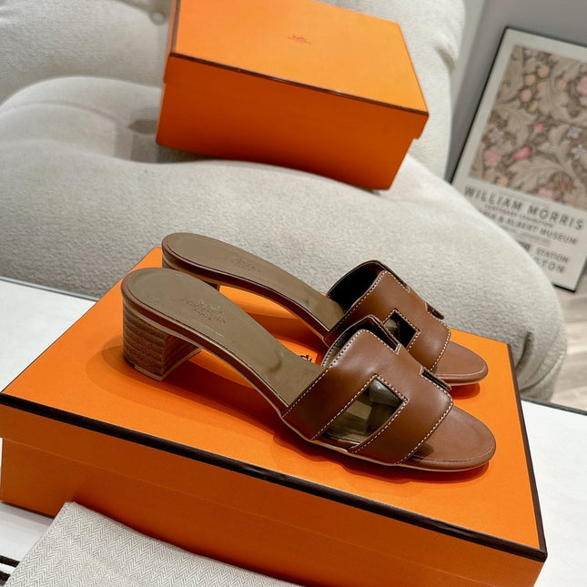 0ASIS SANDAL SEPIA CALFSKIN CLASSIC