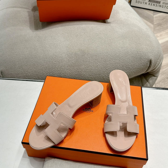 0ASIS SANDAL PASTEL PINK CALFSKIN CLASSIC