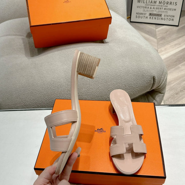 0ASIS SANDAL PASTEL PINK CALFSKIN CLASSIC