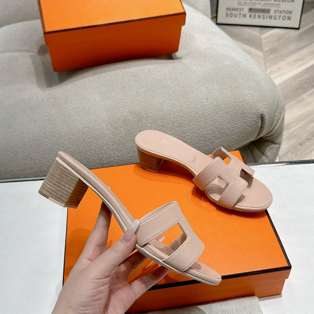 0ASIS SANDAL PASTEL PINK CALFSKIN CLASSIC