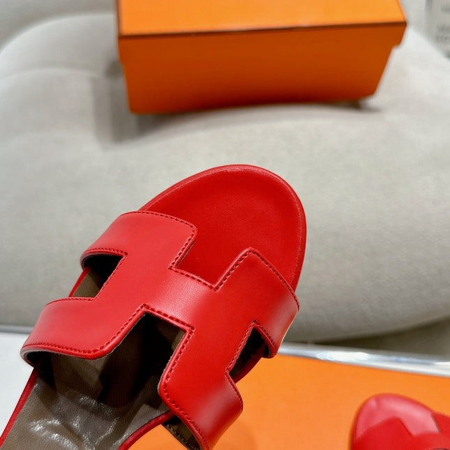 0ASIS SANDAL CRIMSON CALFSKIN CLASSIC