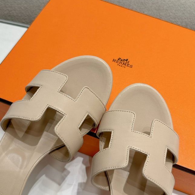 0ASIS SANDAL WHITE CREAM CALFSKIN CLASSIC