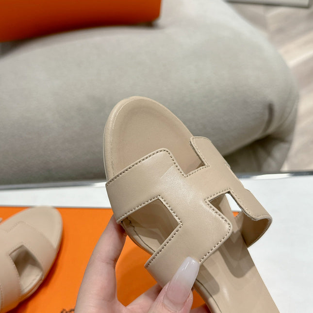 0ASIS SANDAL WHITE CREAM CALFSKIN CLASSIC