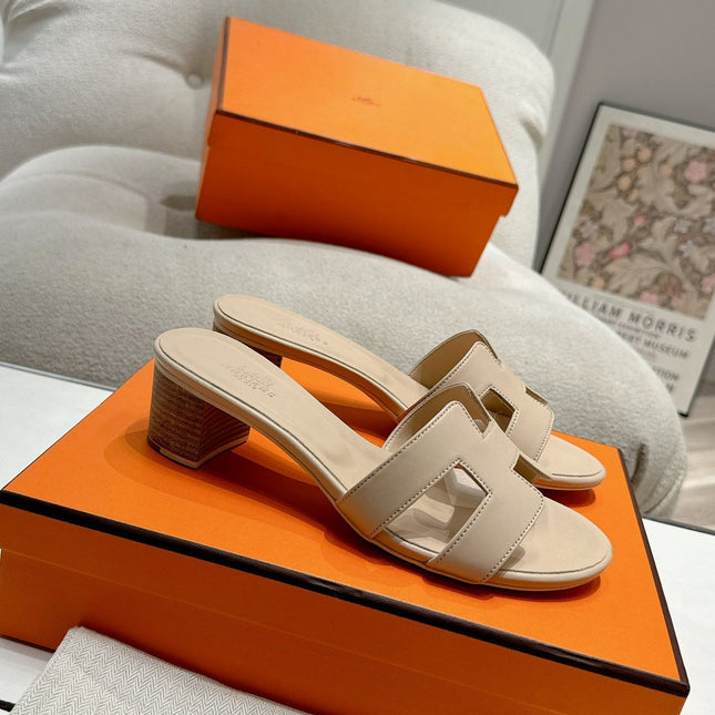 0ASIS SANDAL WHITE CREAM CALFSKIN CLASSIC