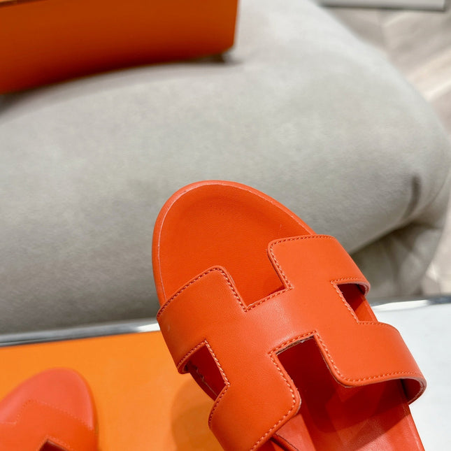 0ASIS SANDAL BRIGHT ORANGE CALFSKIN CLASSIC