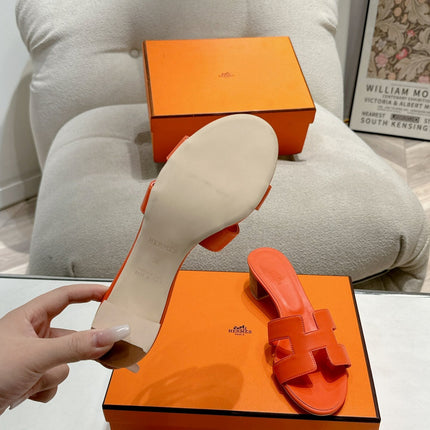 0ASIS SANDAL BRIGHT ORANGE CALFSKIN CLASSIC