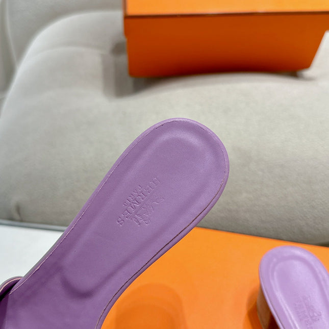 0ASIS SANDAL PURPLE CALFSKIN CLASSIC