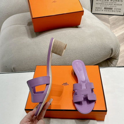 0ASIS SANDAL PURPLE CALFSKIN CLASSIC