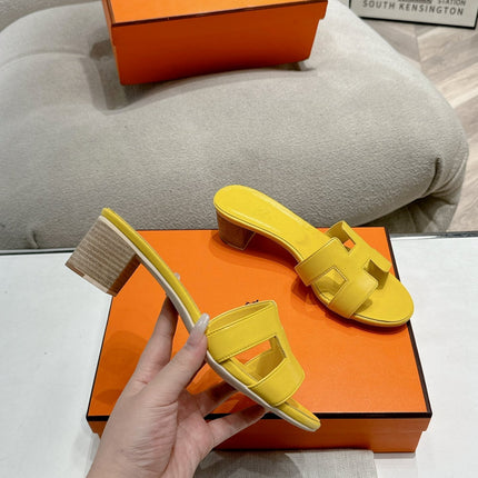 0ASIS SANDAL YELLOW CALFSKIN CLASSIC