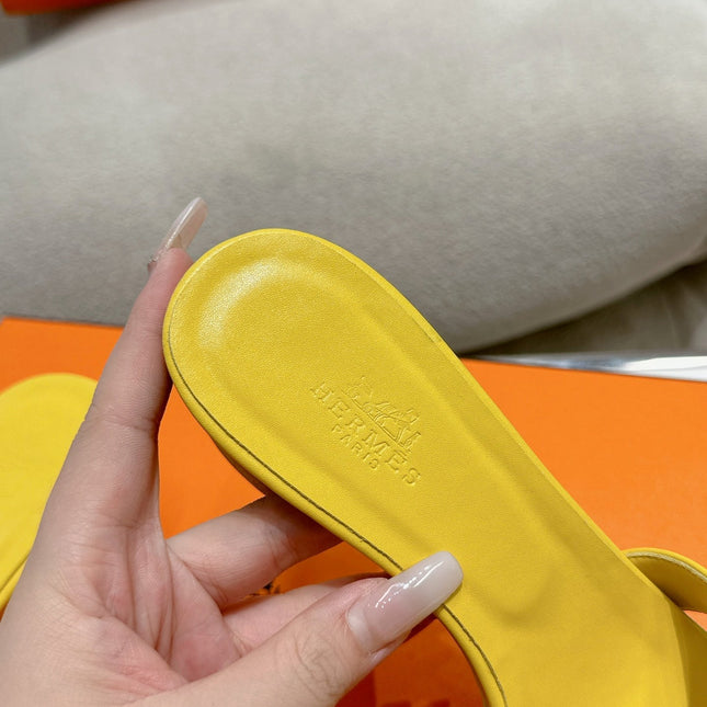 0ASIS SANDAL YELLOW CALFSKIN CLASSIC