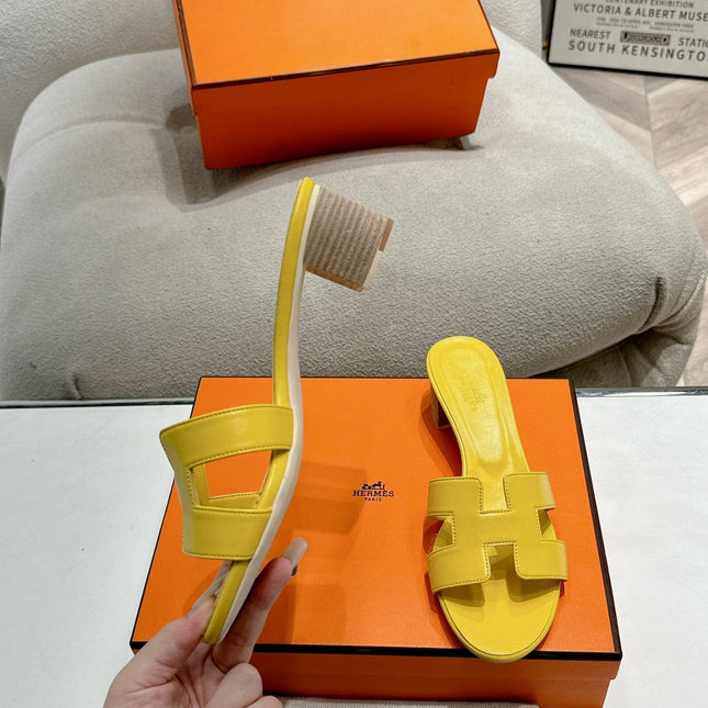 0ASIS SANDAL YELLOW CALFSKIN CLASSIC