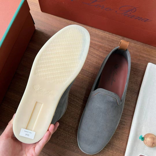 LP VENICE WALK LOAFERS STONE SUEDE