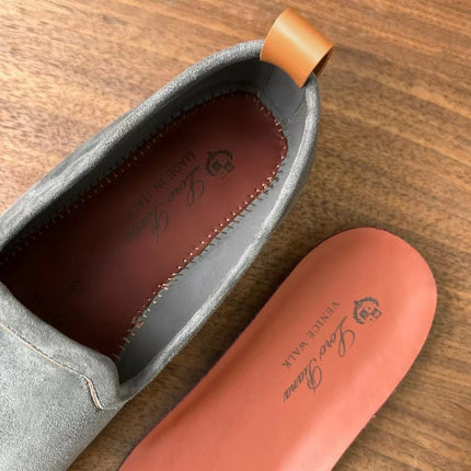 LP VENICE WALK LOAFERS STONE SUEDE