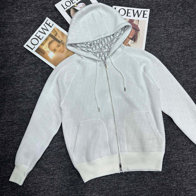 DIOR 25S HOODED KNIT JACKET STYLE 370