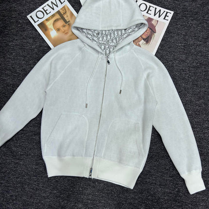DIOR 25S HOODED KNIT JACKET STYLE 370