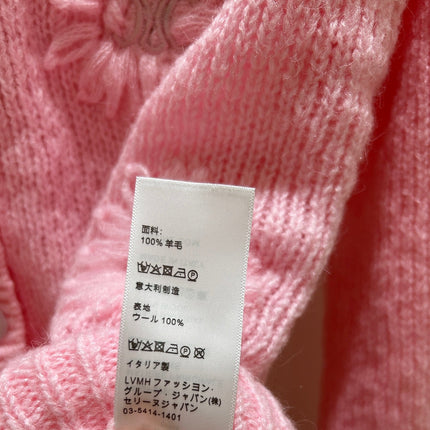 CELINE 25S CROCHET SLEEVE KNIT JACKET 0092