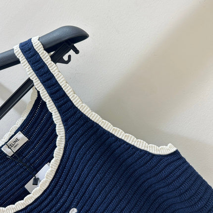 CELINE 25S LACE SPAGHETTI STRAP DRESS 0054