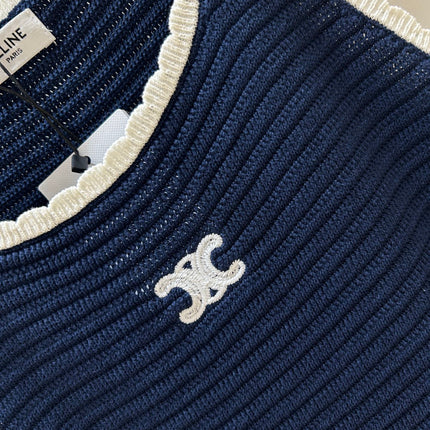 CELINE 25S LACE SPAGHETTI STRAP DRESS 0054