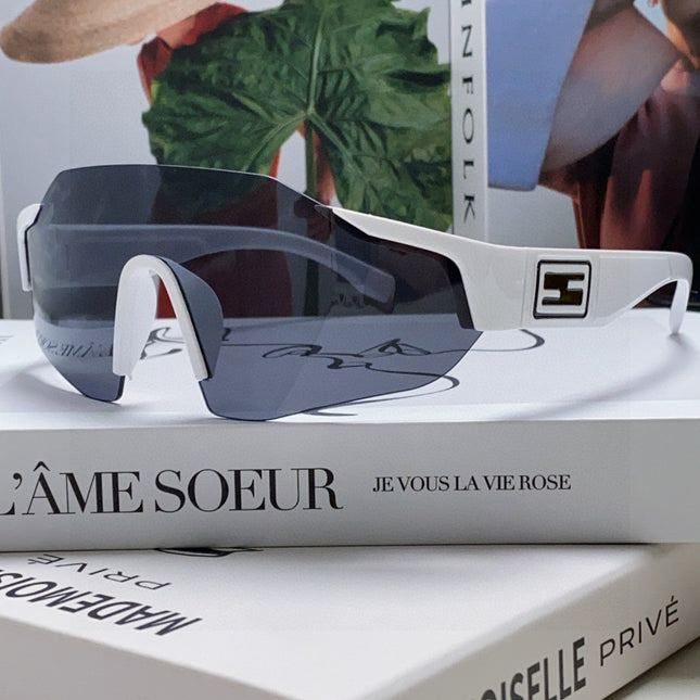 FF SQUARED VISOR FRAME SUNGLASSES 557144 IN ACETATE