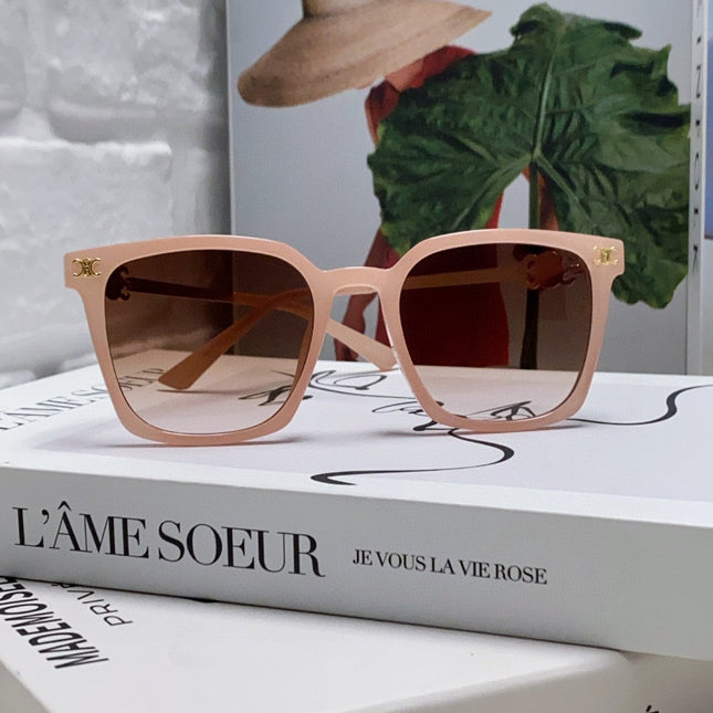 TRIOMPHE SUNGLASS 497815 IN PINK CLEAR METAL