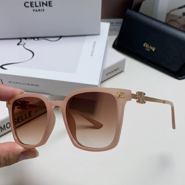 TRIOMPHE SUNGLASS 497815 IN PINK CLEAR METAL