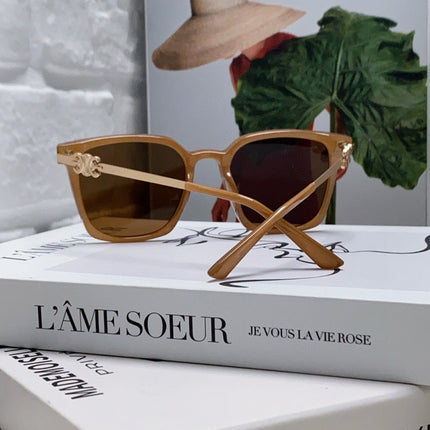 TRIOMPHE SUNGLASS 497816 IN NUDE METAL