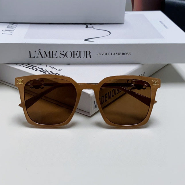 TRIOMPHE SUNGLASS 497816 IN NUDE METAL