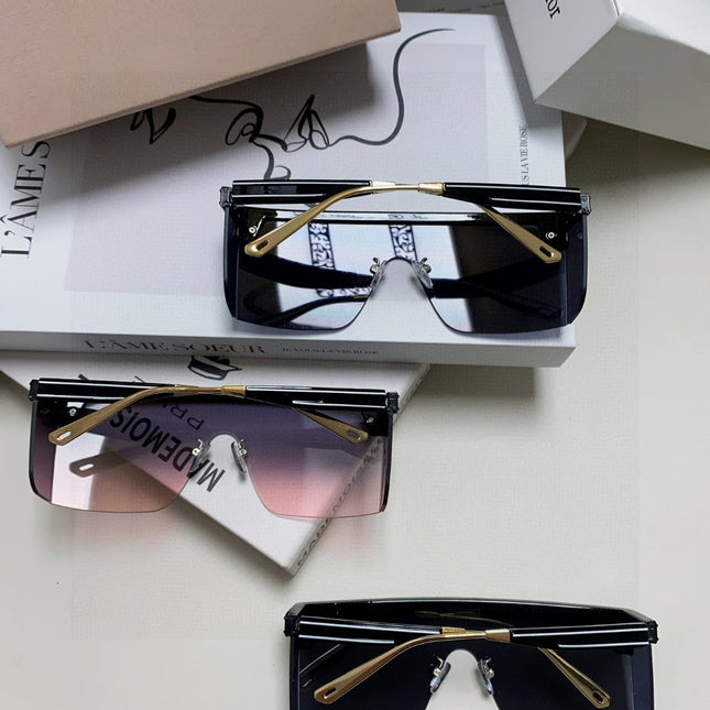 SUNGLASS CLUB M1U 566688 IN BLACK ACETATE PINK SMOKE LENSES