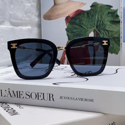 TRIOMPHE SUNGLASSES 548591 IN BLACK ACETATE