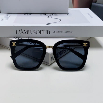 TRIOMPHE SUNGLASSES 548591 IN BLACK ACETATE
