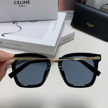TRIOMPHE SUNGLASSES 548591 IN BLACK ACETATE