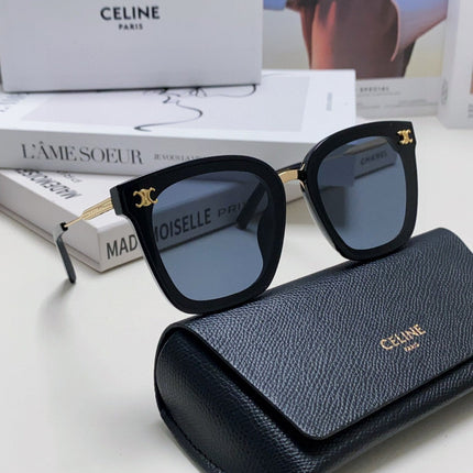 TRIOMPHE SUNGLASSES 548591 IN BLACK ACETATE